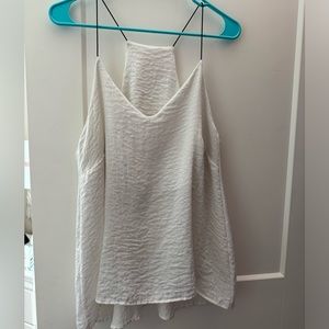 White spaghetti strap top